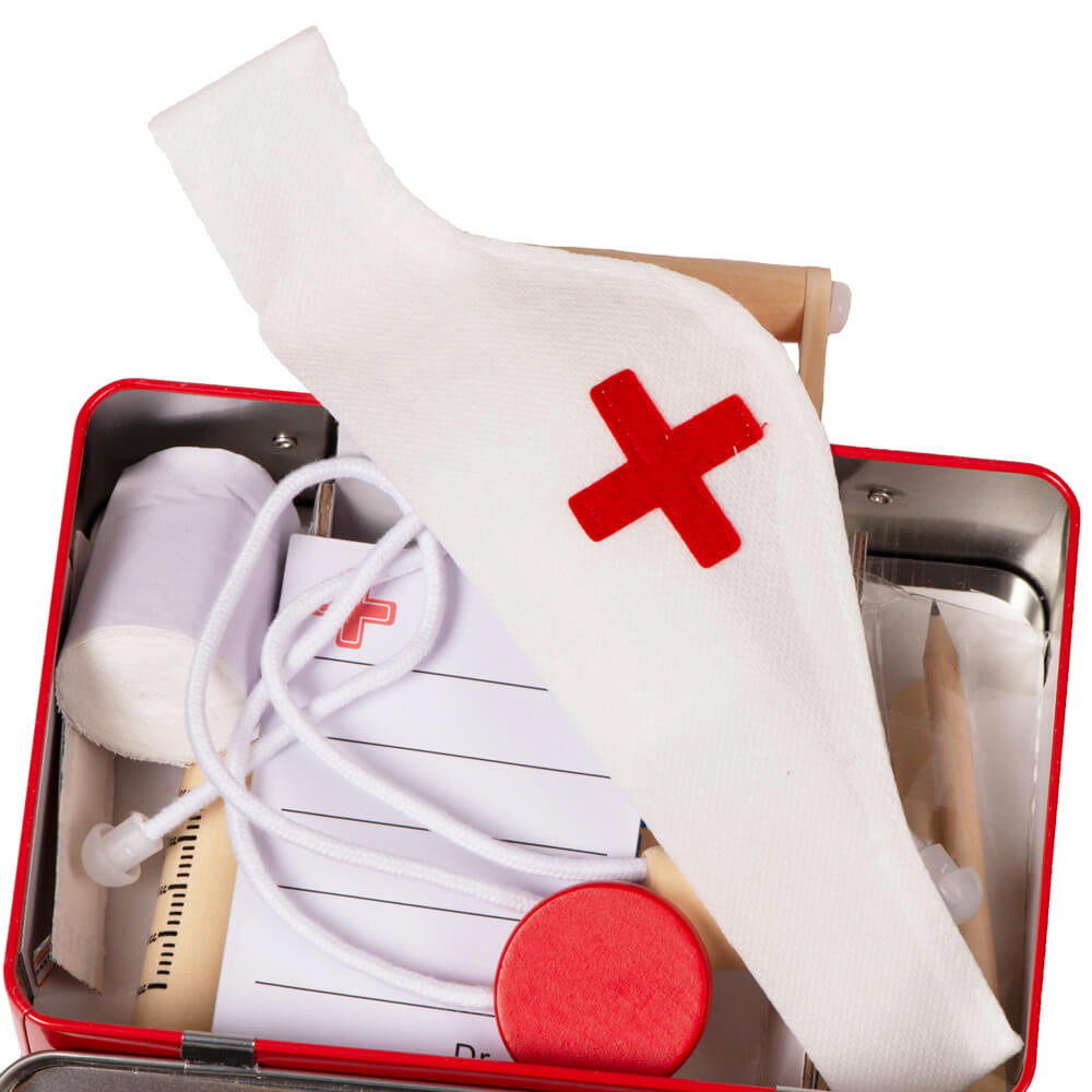 Lægekuffert med alt til den lille læge fra MaMaMeMo