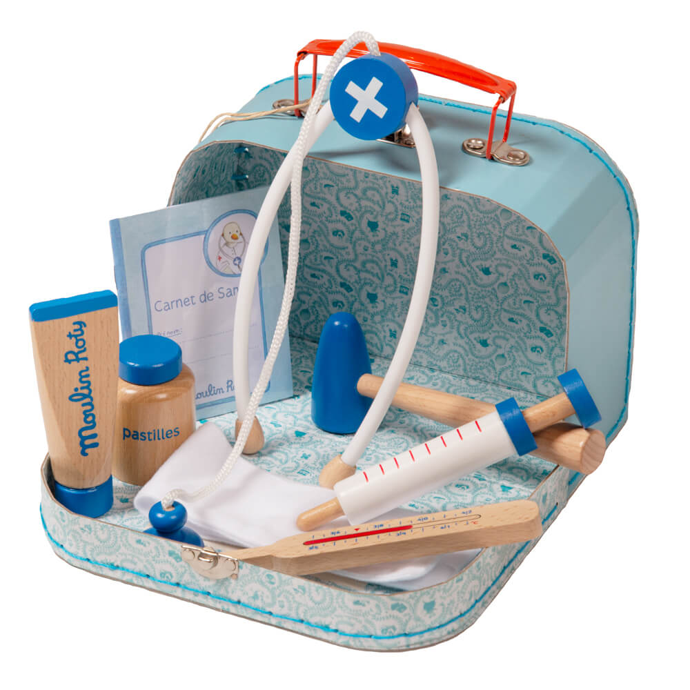 Lægekuffert med forskelligt tilbehør fra Moulin Roty