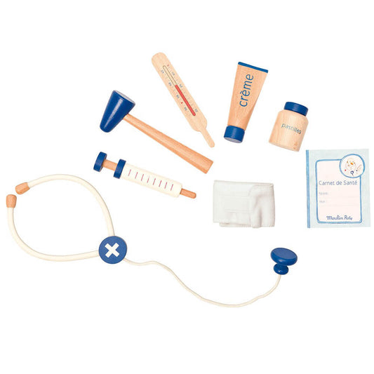 Lægekuffert med forskelligt tilbehør fra Moulin Roty