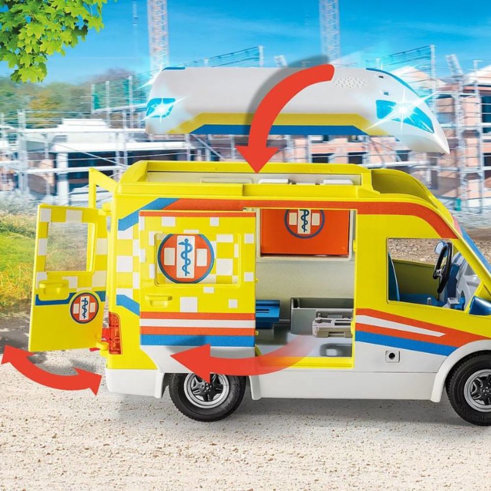 Funktioner til Playmobil ambulance (71202)