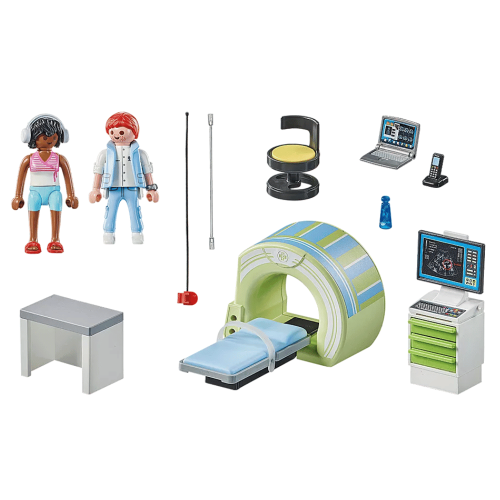 MR Scanner med patient fra Playmobil (71618)