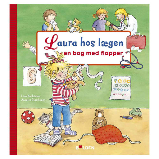 Bogen Laura hos Lægren - en bog med flapper fra Forlaget Bolden