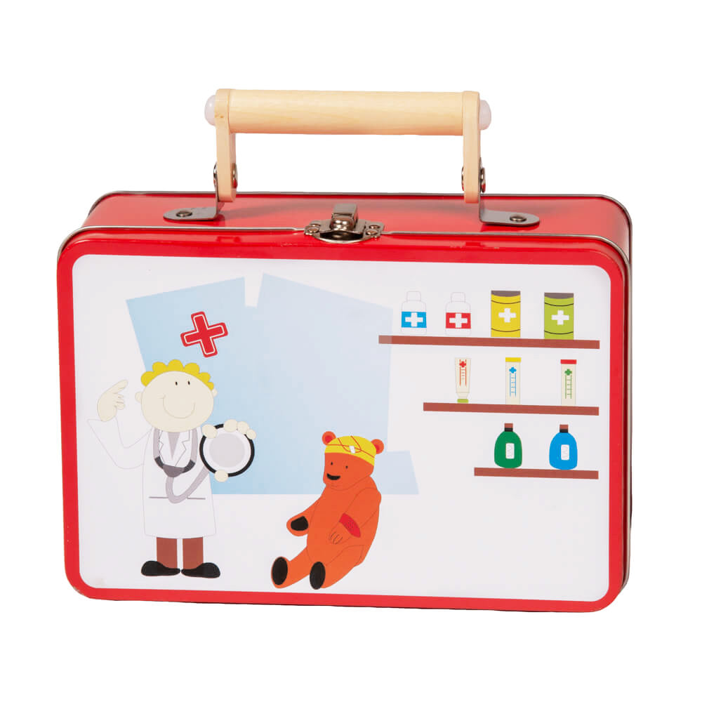 Lægekuffert med alt til den lille læge fra MaMaMeMo