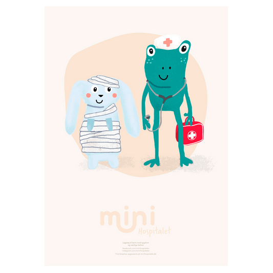 Plakat - Frø læge og kanin
